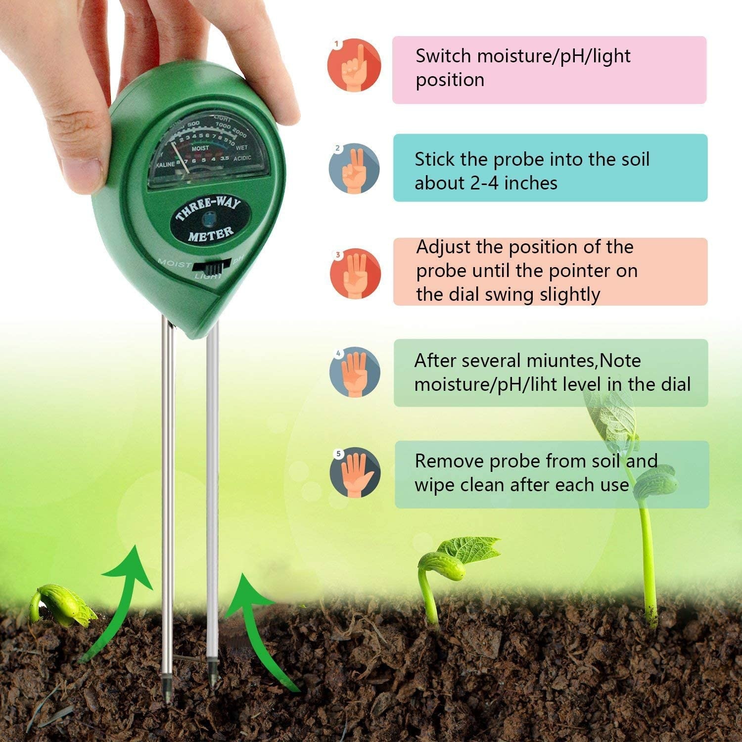 Влажностью кислотностью и. Измеритель кислотности влажности и освещенности почвы 3 в 1. Измеритель кислотности почвы мп330. Измеритель кислотности почвы 3 в 1 инструкция. PH метр для почвы Soil Tester s1.