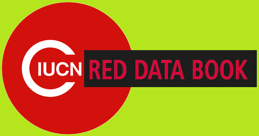 IUCN Red list. Red data book IUCN. Red data
