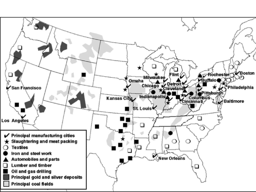 Полезные ископаемые сша на карте. Минеральные ресурсы США карта. Природные ископаемые США карта. Месторождения полезных ископаемых в США на карте.