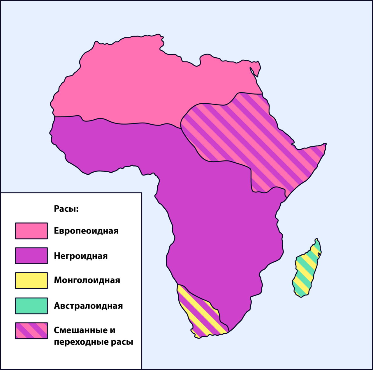 Крупные народы африки