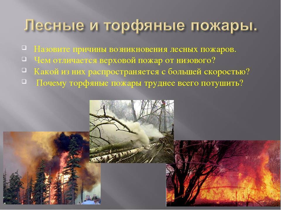 Особенности природного пожара. Лесные и торфяные пожары. Причины возникновения лесных пожаров. Возникновение природных пожаров. Причины лесных и торфяных пожаров.